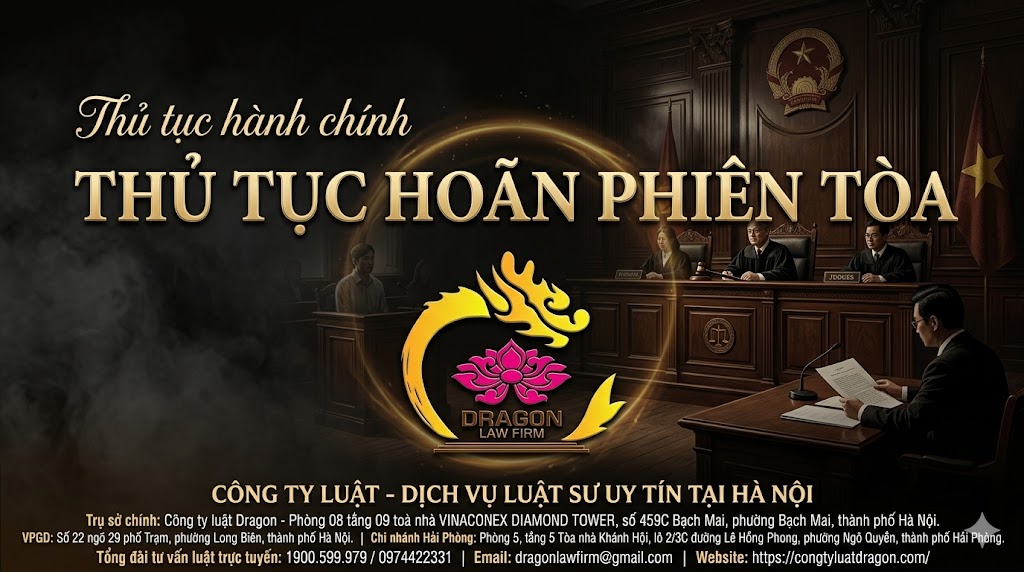 Thủ tục hoãn phiên tòa